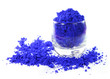 Cloth Whitener Indigo on a transparent pot