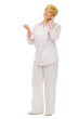 Senior woman with mobile phone