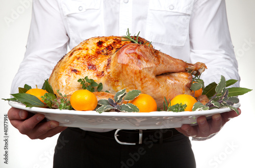 Photo: Roasted turkey feast Roasted turkey feast