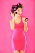 Žena uvedení make-up