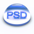 3D Style file format icon - PSD