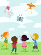 Kids Flying Kites