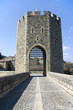 Medieval tower of the village of Besalu.Girone.Spain