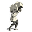 Porteur de l'époque médiévale