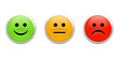 Smile / frown buttons for website