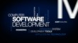 Computer Software Development Programming tag cloud animation