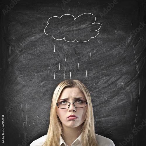 Foto: Disappointed businesswoman Disappointed businesswoman