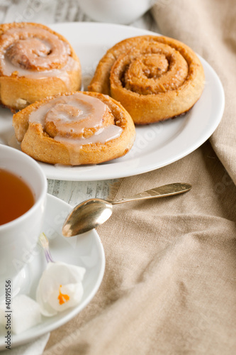 Photo: Sweet cinnamon buns Sweet cinnamon buns