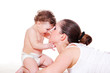 Photo: Mother playing with baby Mother playing with baby
