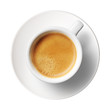 coffee cup on white background
