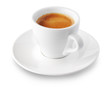 Foto: coffee cup on white background coffee cup on white background