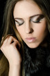 Portrait of the beautiful girl- Creative make-up