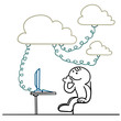 Vector: figur cloud computing figur cloud computing
