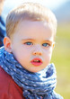 Serious baby boy Serious baby boy