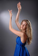 Beautiful dancing woman.