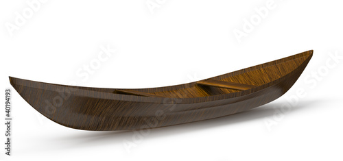 Illustration: wooden boat wooden boat