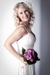 portrait of happy beautiful bride