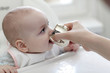 Baby drinking water