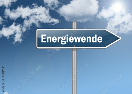 Illustration: Wegweiser "Energiewende" Wegweiser "Energiewende"