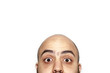 half face expression looking