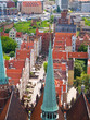 overview of old town, Gdansk, Poland