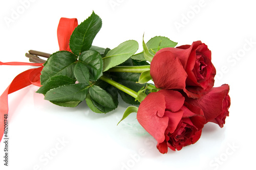 Photo: bouquet of red roses bouquet of red roses