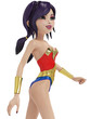 super girl walking like a miss