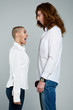 Foto: Couple with extreme hairstyles Couple with extreme hairstyles