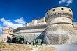 View of Medieval old fortressof in San Leo town, Italy