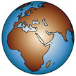 Globe terrestre vectoriel Globe terrestre vectoriel