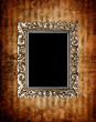 vintage frame on old wall vintage frame on old wall