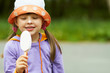 girl looking for ice cream