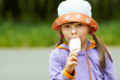 girl eating ice cream