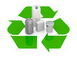 recycling symbol with several packages recycling symbol with several packages