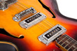 Old electric guitar, detail