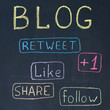 Blog and Share Buttons