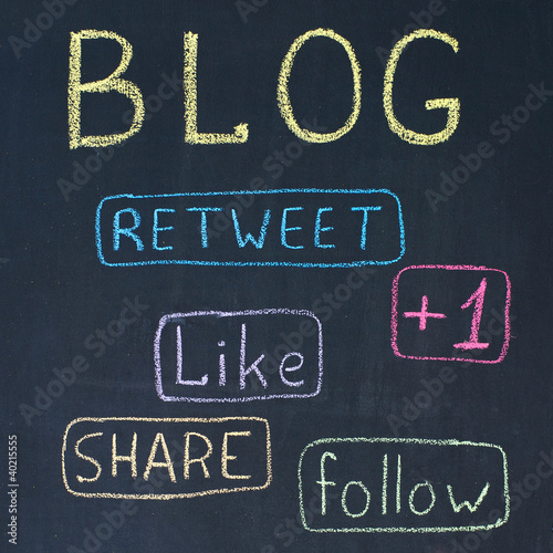 Photo: Blog and Share Buttons Blog and Share Buttons