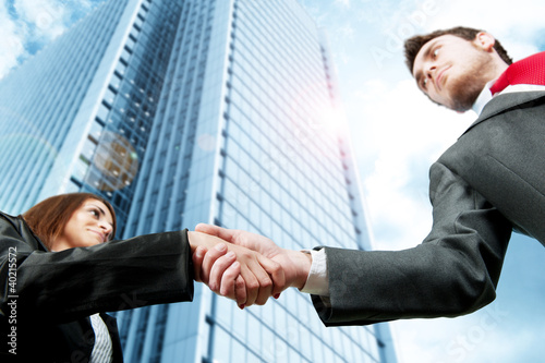 Photo: Business handshake Business handshake