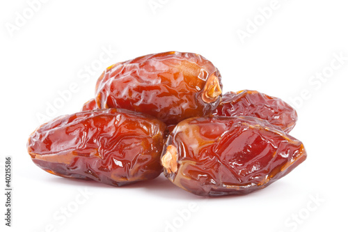 Photo: Date fruit isolated on white background. Date fruit isolated on white background.