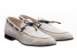 Pair of elegant men shoes over white background Pair of elegant men shoes over white background