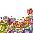 Vector: Abstract floral card (series) Abstract floral card (series)