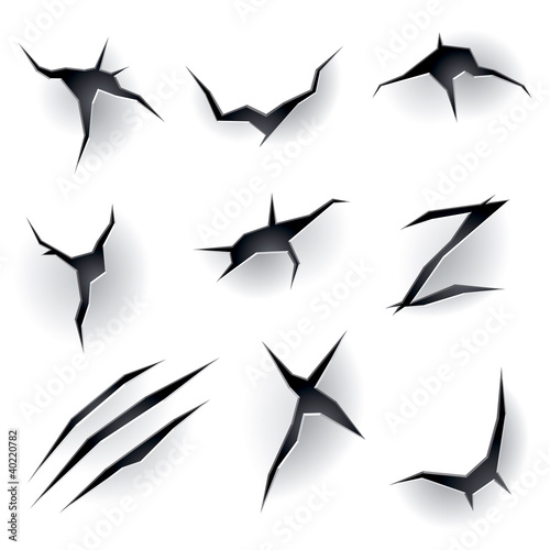 Vector: Torn paper background Torn paper background