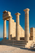 Columns of Greek acropolis