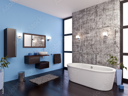 Illustration: Salle de bain design 1 Salle de bain design 1