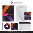 Corporate Identity. Template for Business artworks. Vector