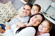 Family at home