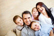 Happy family portrait