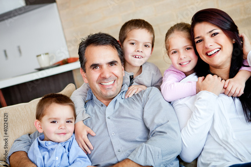 Foto: Beautiful family portrait Beautiful family portrait