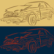 Front End Damaged Car Front End Damaged Car