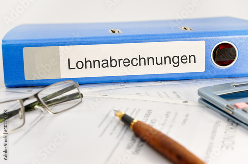 Photo: Lohnabrechnungen Lohnabrechnungen